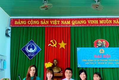 Đại hội công đoàn trường THCS Ngô Mây nhiệm kỳ 2023 – 2028